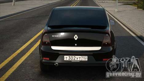 Renault Logan Blek для GTA San Andreas