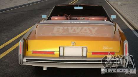 Cadillac Eldorado [Yellow] для GTA San Andreas