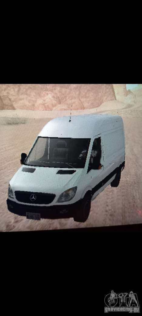 Mercedes Benz Sprinter lowpoly для GTA San Andreas