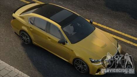 Lexus GS350 Yellow для GTA San Andreas