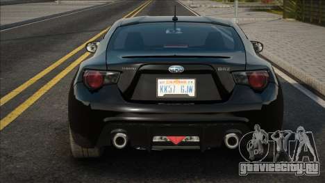 Subaru BRZ 2013 Blek для GTA San Andreas