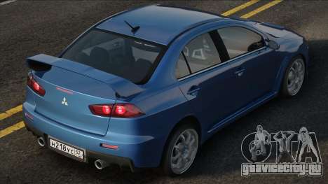 Mitsubishi Lancer Evolution Blue для GTA San Andreas