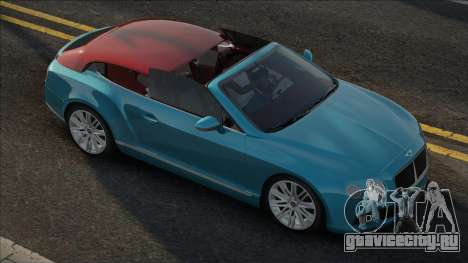 Bentley Continental GT 2014 Blue для GTA San Andreas