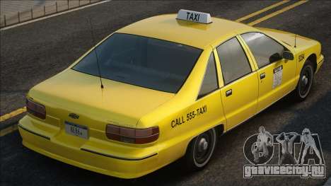 Chevrolet Caprice Classic Taxi 1991 для GTA San Andreas