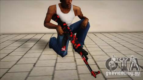 Ak47 Grafiti Simple Skin для GTA San Andreas