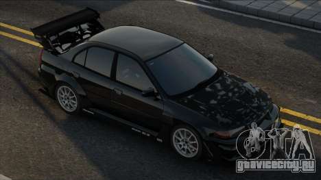 Mitsubishi Lancer Evolution V Blek для GTA San Andreas