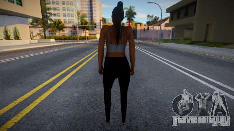 Молодая девушка в повседневной одежде для GTA San Andreas