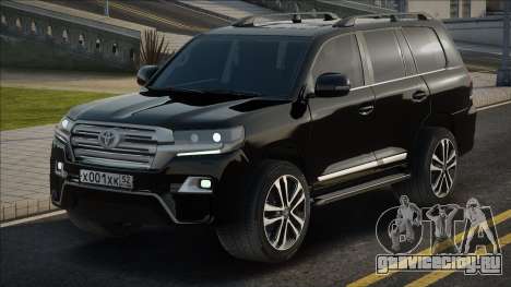 Toyota Land Cruiser 200 [Blek] для GTA San Andreas