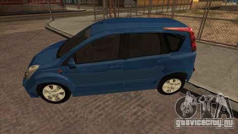 Nissan Note (2009) для GTA San Andreas