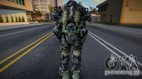 T-60 Power Armor - SAPD Urban Camo для GTA San Andreas