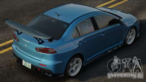 Mitsubishi Lancer Evolution X Bl для GTA San Andreas