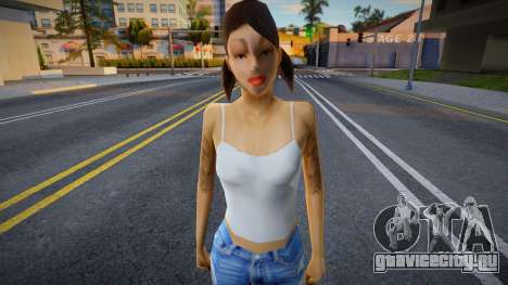 Katie New Skin v1 для GTA San Andreas