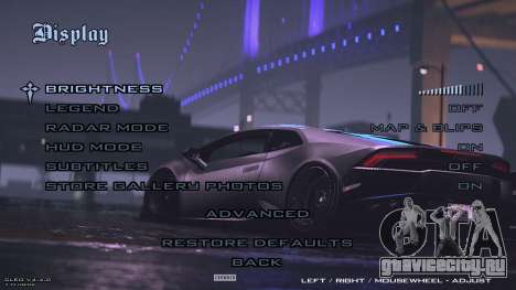 Wallpaper Car Menu and Cursor Among Us для GTA San Andreas