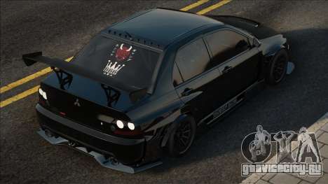 Mitsubishi Lancer Evo IX Blek для GTA San Andreas