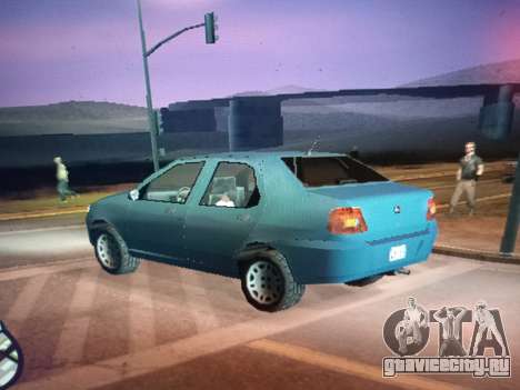 Fiat Siena Lowpoly для GTA San Andreas