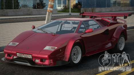 Lamborghini Countach Red для GTA San Andreas