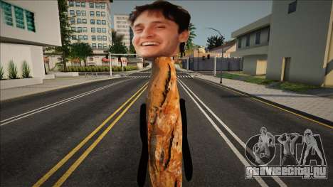 Top Manias del Meme de Baguette Youtuber Colomb для GTA San Andreas