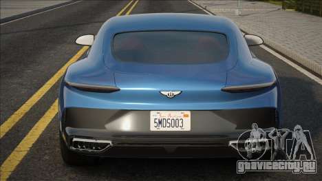 Bentley Batur Blue для GTA San Andreas