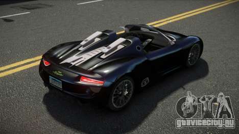 Porsche 918 FRT для GTA 4