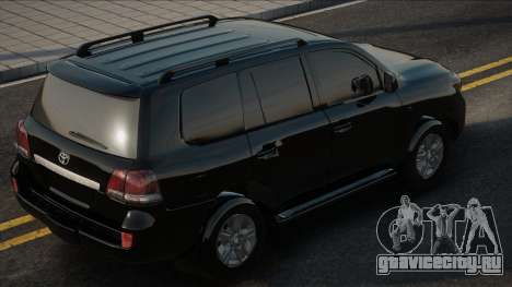 Toyota Land Cruiser 200 Blek Edition для GTA San Andreas