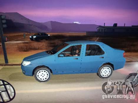 Fiat Siena Lowpoly для GTA San Andreas