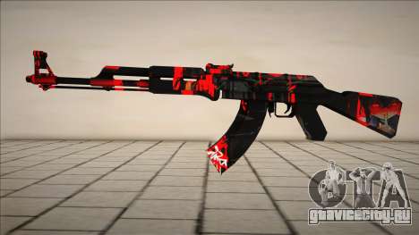 Ak47 Grafiti Simple Skin для GTA San Andreas