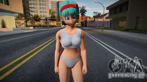 Bulma Ropa Interior Namek для GTA San Andreas