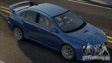 Mitsubishi Lancer Evolution Blue для GTA San Andreas