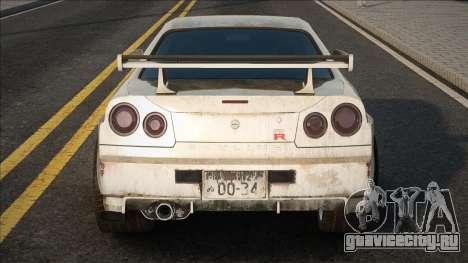 Nissan GT-R Nismo White для GTA San Andreas