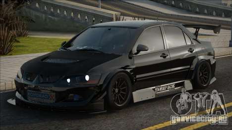 Mitsubishi Lancer Evo IX Blek для GTA San Andreas