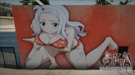 Mirajane Strauss Wall Graffiti для GTA San Andreas