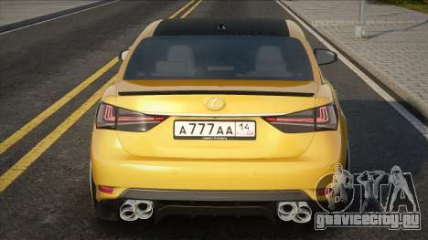 Lexus GS350 Yellow для GTA San Andreas