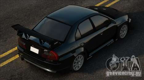 Mitsubishi Lancer Evolution V Blek для GTA San Andreas