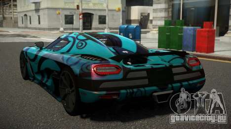 Koenigsegg Agera Exils S8 для GTA 4