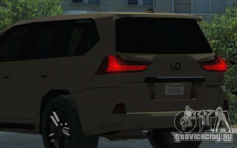 Lexus LX 570 lowpoly для GTA San Andreas