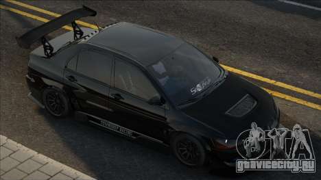 Mitsubishi Lancer Evo IX Blek для GTA San Andreas