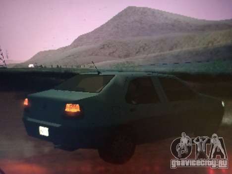 Fiat Siena Lowpoly для GTA San Andreas