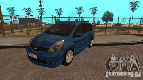 Nissan Note (2009) для GTA San Andreas