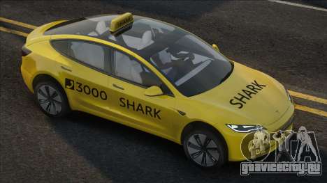 Tesla Model 3 Shark Taxi для GTA San Andreas