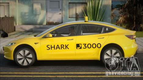 Tesla Model 3 Shark Taxi для GTA San Andreas