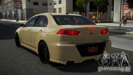 Mitsubishi Lancer Evo X YHG для GTA 4