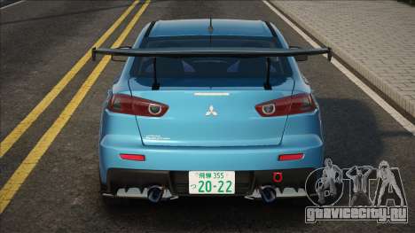 Mitsubishi Lancer Evolution X Bl для GTA San Andreas