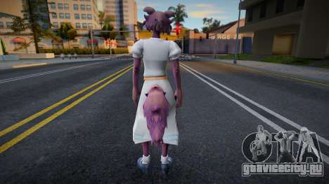 Juno White Dress для GTA San Andreas