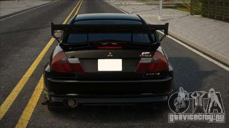 Mitsubishi Lancer Evolution V Blek для GTA San Andreas