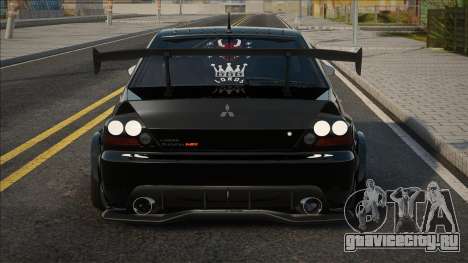 Mitsubishi Lancer Evo IX Blek для GTA San Andreas