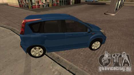 Nissan Note (2009) для GTA San Andreas