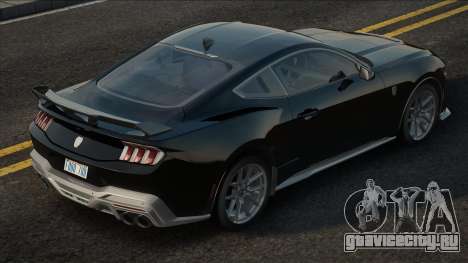 Ford Mustang Dark Horse 2024 Blek для GTA San Andreas