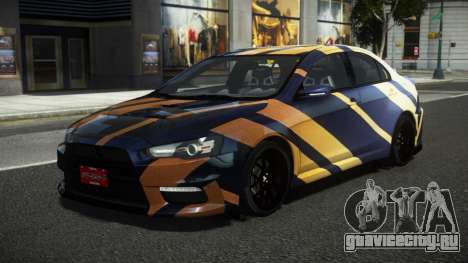 Mitsubishi Lancer Evo X YHG S1 для GTA 4