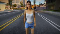 Katie New Skin v2 для GTA San Andreas