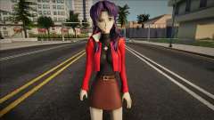 Misato Katsuragi Evangelion для GTA San Andreas